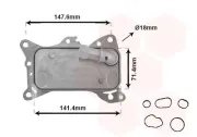 Ölkühler, Motoröl VAN WEZEL 30013705