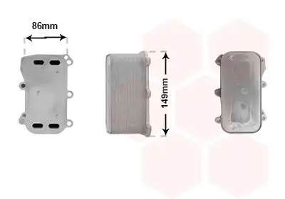 Ölkühler, Motoröl VAN WEZEL 30013709