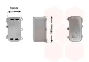 Ölkühler, Motoröl VAN WEZEL 30013709