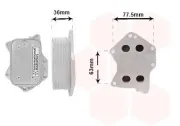 Ölkühler, Motoröl VAN WEZEL 30013712