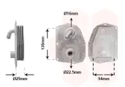 Ölkühler, Motoröl VAN WEZEL 30013724