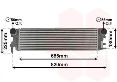 Ladeluftkühler VAN WEZEL 30014700 Bild Ladeluftkühler VAN WEZEL 30014700