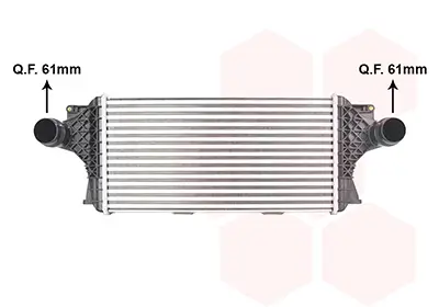 Ladeluftkühler VAN WEZEL 30014719