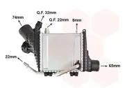 Ladeluftkühler VAN WEZEL 30014721