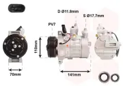Kompressor, Klimaanlage 48 V VAN WEZEL 3001K718