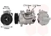 Kompressor, Klimaanlage 12 V VAN WEZEL 3001K726