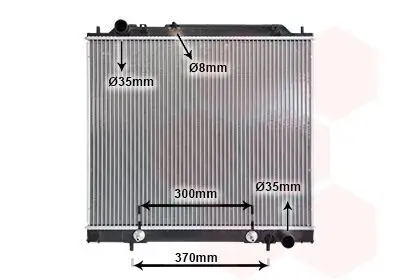 Kühler, Motorkühlung VAN WEZEL 32002159 Bild Kühler, Motorkühlung VAN WEZEL 32002159