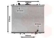 Kühler, Motorkühlung VAN WEZEL 32002162