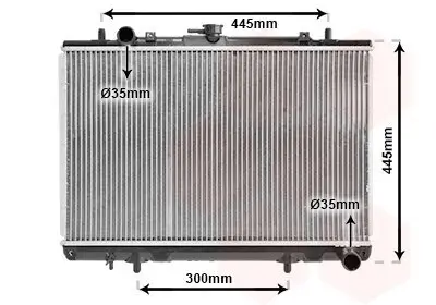 Kühler, Motorkühlung VAN WEZEL 32002188