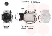 Kompressor, Klimaanlage VAN WEZEL 3200K242