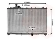 Kühler, Motorkühlung VAN WEZEL 32012708