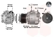 Kompressor, Klimaanlage 12 V VAN WEZEL 3201K701