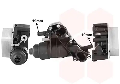 Ölkühler, Motoröl VAN WEZEL 33013710 Bild Ölkühler, Motoröl VAN WEZEL 33013710