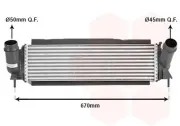 Ladeluftkühler VAN WEZEL 33014704