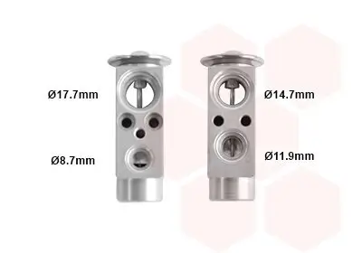 Expansionsventil, Klimaanlage VAN WEZEL 37001412