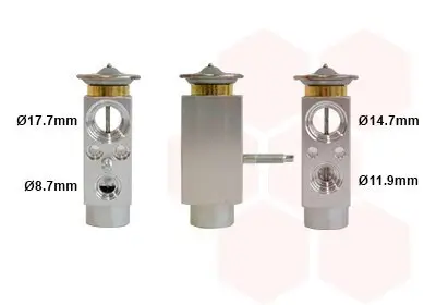 Expansionsventil, Klimaanlage VAN WEZEL 37001580 Bild Expansionsventil, Klimaanlage VAN WEZEL 37001580