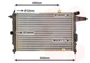 Kühler, Motorkühlung VAN WEZEL 37002119