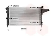 Kühler, Motorkühlung VAN WEZEL 37002161