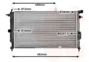 Kühler, Motorkühlung VAN WEZEL 37002190