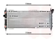 Kühler, Motorkühlung VAN WEZEL 37002200