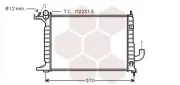 Kühler, Motorkühlung VAN WEZEL 37002218