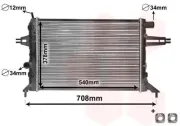 Kühler, Motorkühlung VAN WEZEL 37002272