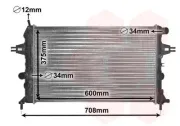 Kühler, Motorkühlung VAN WEZEL 37002296