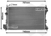 Kühler, Motorkühlung VAN WEZEL 37002338