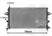 Kühler, Motorkühlung VAN WEZEL 37002363