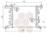 Kühler, Motorkühlung VAN WEZEL 37002568