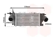 Ladeluftkühler VAN WEZEL 37004269