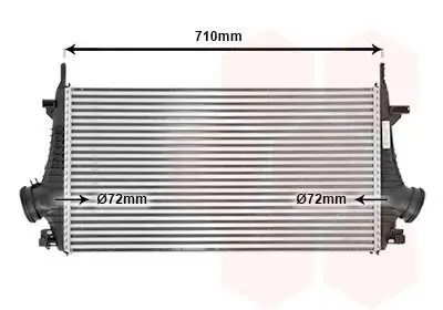 Ladeluftkühler VAN WEZEL 37004476