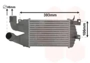 Ladeluftkühler VAN WEZEL 37004584