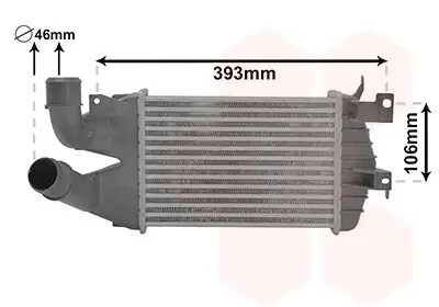 Ladeluftkühler VAN WEZEL 37004584 Bild Ladeluftkühler VAN WEZEL 37004584