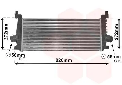 Ladeluftkühler VAN WEZEL 37004640 Bild Ladeluftkühler VAN WEZEL 37004640