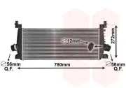 Ladeluftkühler VAN WEZEL 37004647