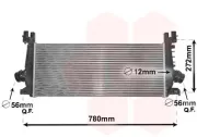 Ladeluftkühler VAN WEZEL 37004648