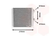 Wärmetauscher, Innenraumheizung VAN WEZEL 37006353