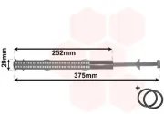 Trockner, Klimaanlage VAN WEZEL 3700D379