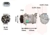 Kompressor, Klimaanlage 12 V VAN WEZEL 3700K449