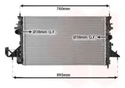 Kühler, Motorkühlung VAN WEZEL 37012703