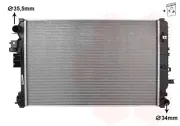Kühler, Motorkühlung VAN WEZEL 37012722