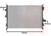 Kühler, Motorkühlung VAN WEZEL 37012732
