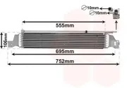 Ölkühler, Automatikgetriebe VAN WEZEL 37013700