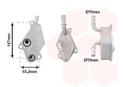 Ölkühler, Motoröl VAN WEZEL 37013705