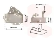 Ölkühler, Motoröl VAN WEZEL 37013708