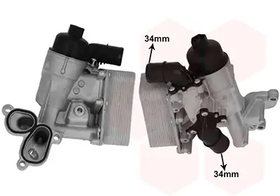 Ölkühler, Motoröl VAN WEZEL 37013735 Bild Ölkühler, Motoröl VAN WEZEL 37013735