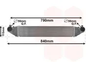 Ladeluftkühler VAN WEZEL 37014704