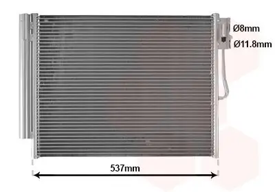 Kondensator, Klimaanlage VAN WEZEL 37015706 Bild Kondensator, Klimaanlage VAN WEZEL 37015706