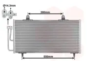Kondensator, Klimaanlage VAN WEZEL 37015711